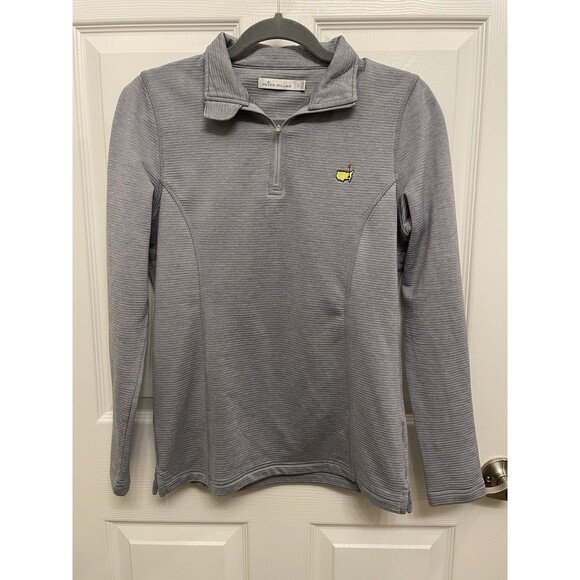 Peter Millar Tops - Peter Millar Masters Augusta Women's Small Quarter Zip Golf Pullover Gray